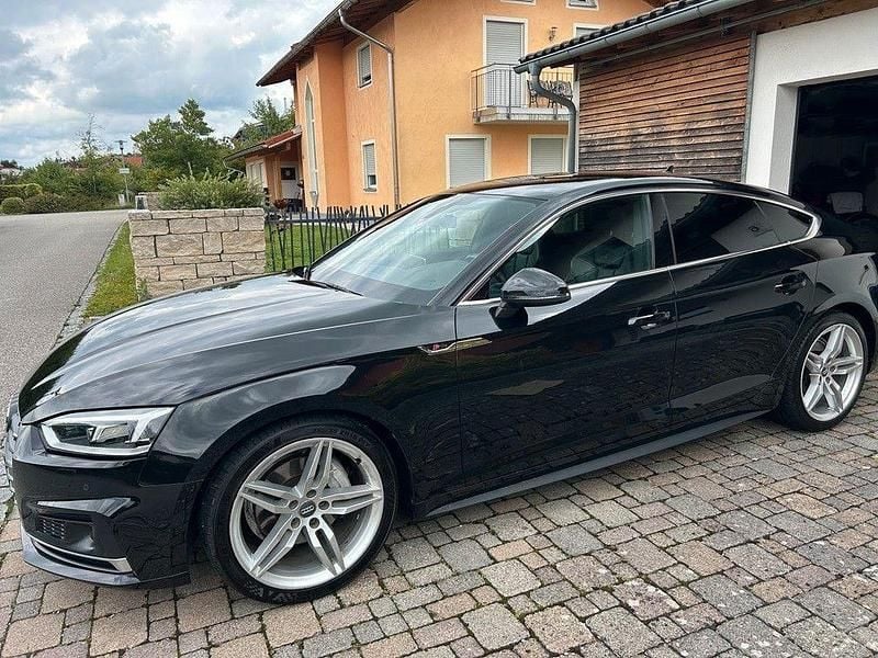 Schwarz Gebraucht 2017 Audi A5 Sportback Sport Limousine | 23.500 € (Guter Preis) - Bild 1/4