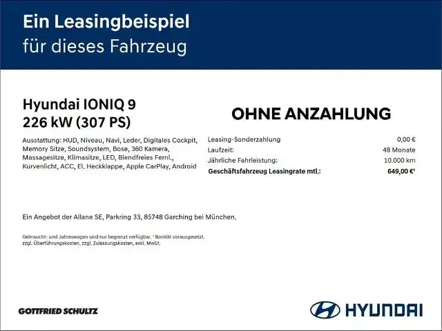 Neu Hyundai Ioniq 9 225 kW (307 PS) 2026 Weiss SUV