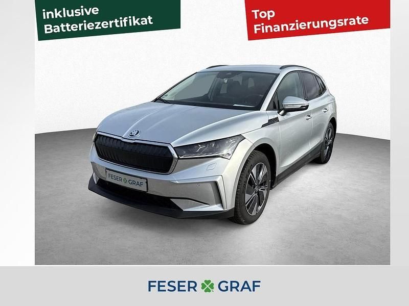 Brilliantsilbermetallic Gebraucht 2024 Skoda Enyaq iV SUV | 32.460 € (Fairer Preis) - Bild 1/4
