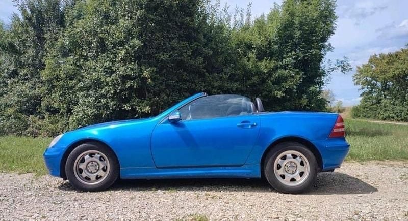Blau Gebraucht 2000 Mercedes SLK200 Cabrio | 2.550 € (Superpreis) - Bild 1/4