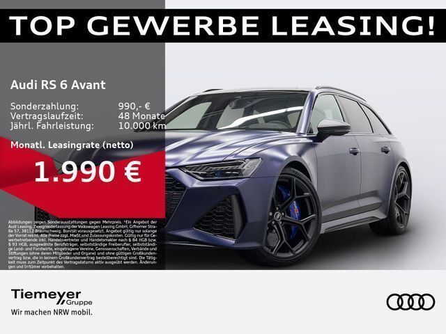 Blau Neu 2024 Audi RS6 Performance Kombi | 177.470 € - Bild 1/1