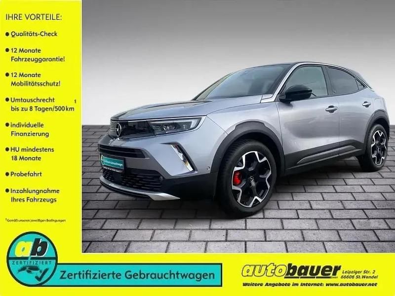 Kontrast grau/quarz silber Gebraucht 2021 Opel Mokka-e Ultimate SUV | 24.900 € - Bild 1/4