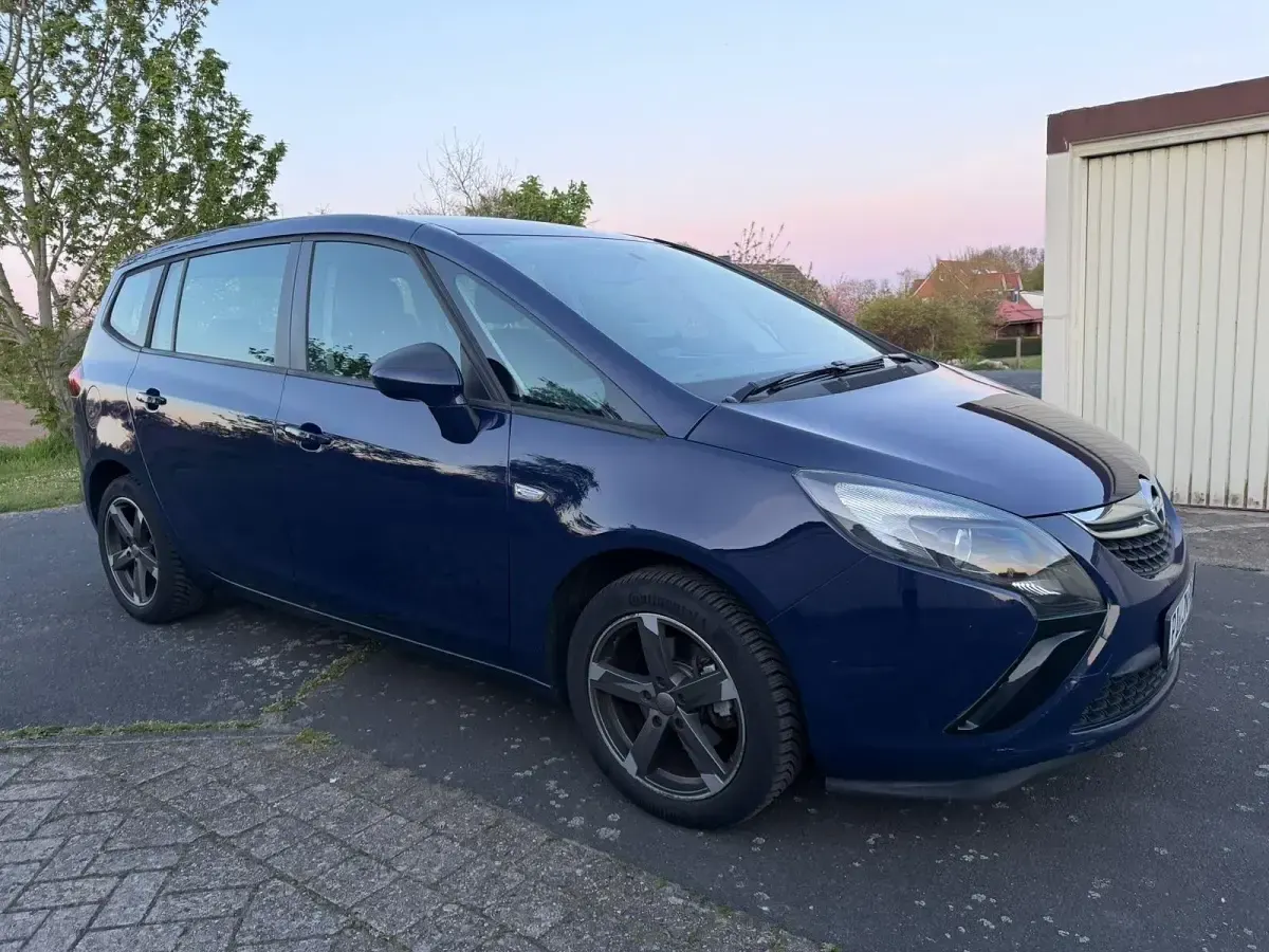 Gebraucht Opel Zafira Tourer 110 PS (80 kW) 2012 Blau Van / Kleinbus