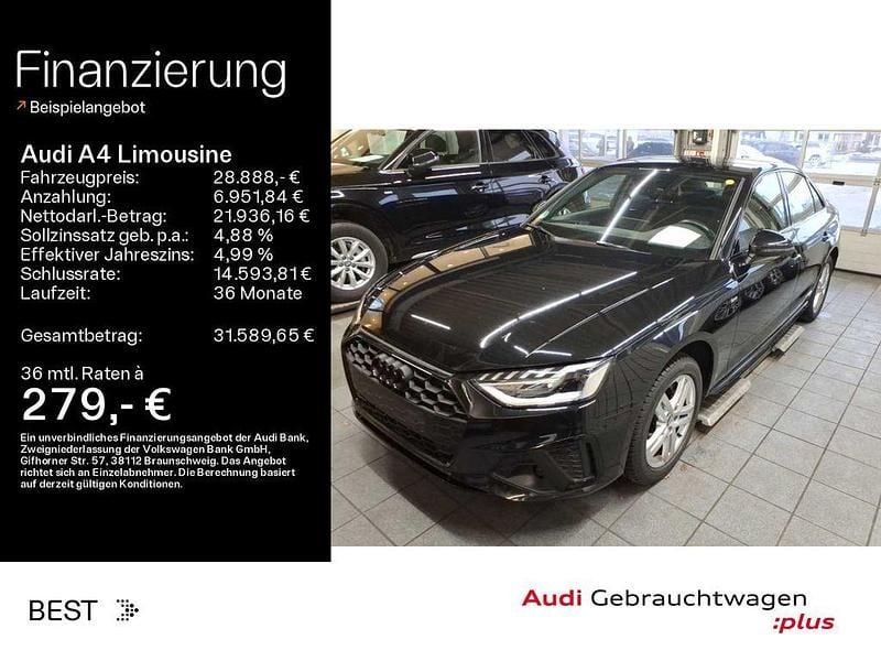 Gebraucht Audi A4 Competition 204 PS (150 kW) 2022 Mythosschwarz metallic Kombi