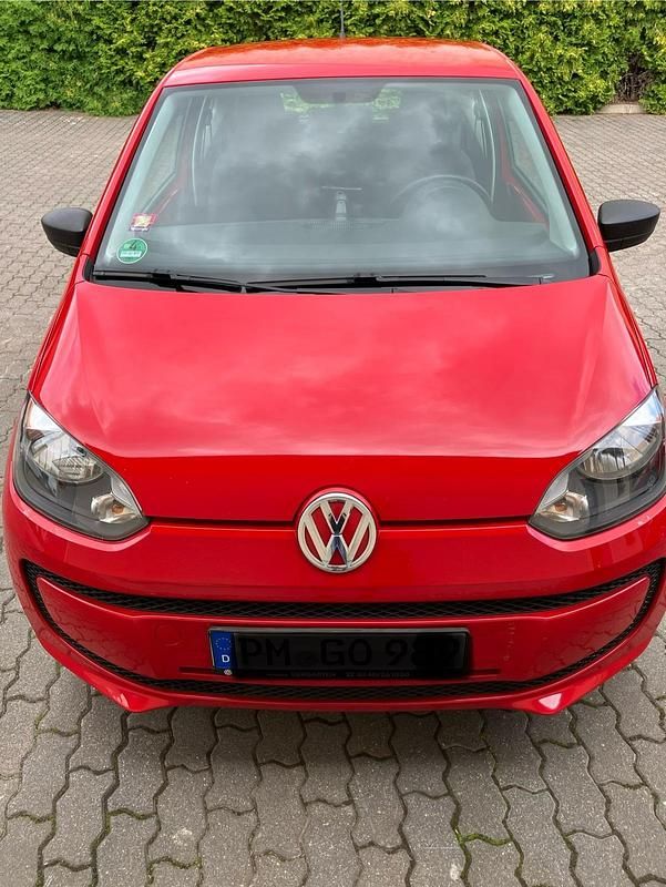 Rot Gebraucht 2011 VW up! move up! Kleinwagen | 3.200 € (Fairer Preis) - Bild 1/4