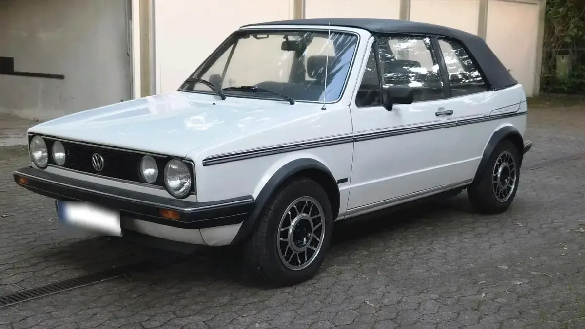 Gebraucht VW Golf Cabriolet Design 90 PS (66 kW) 1987 Weiß Cabrio