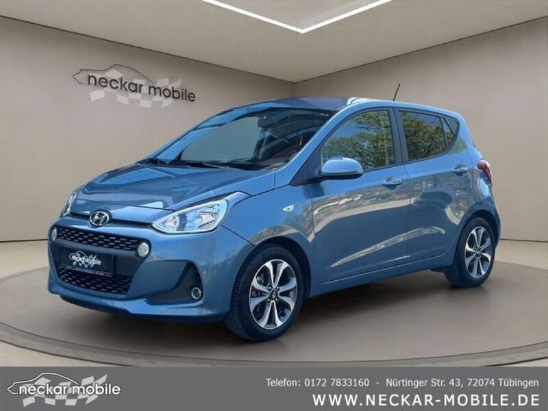 Aqua sparkling / met Gebraucht 2018 Hyundai i10 YES! Kleinwagen | 9.990 € (Fairer Preis) - Bild 1/4