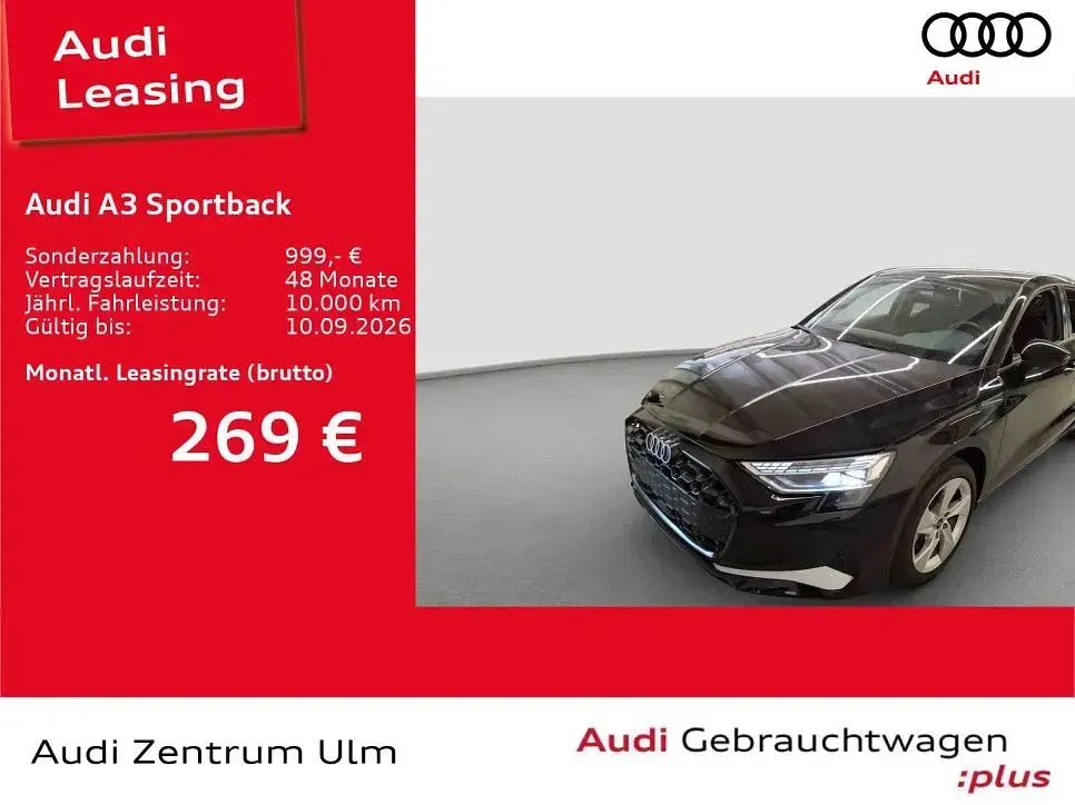 Gebraucht Audi A3 Comfort 116 PS (85 kW) 2025 Mythosschwarz metallic Limousine