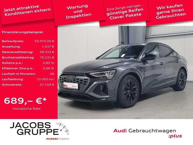 Daytonagrau perleffekt Gebraucht 2023 Audi Q8 e-tron S-Line SUV | 59.970 € - Bild 1/4