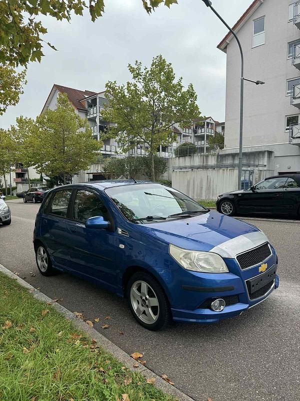 Blau Gebraucht 2008 Chevrolet Aveo Kleinwagen | 550 € (Fairer Preis) - Bild 1/4