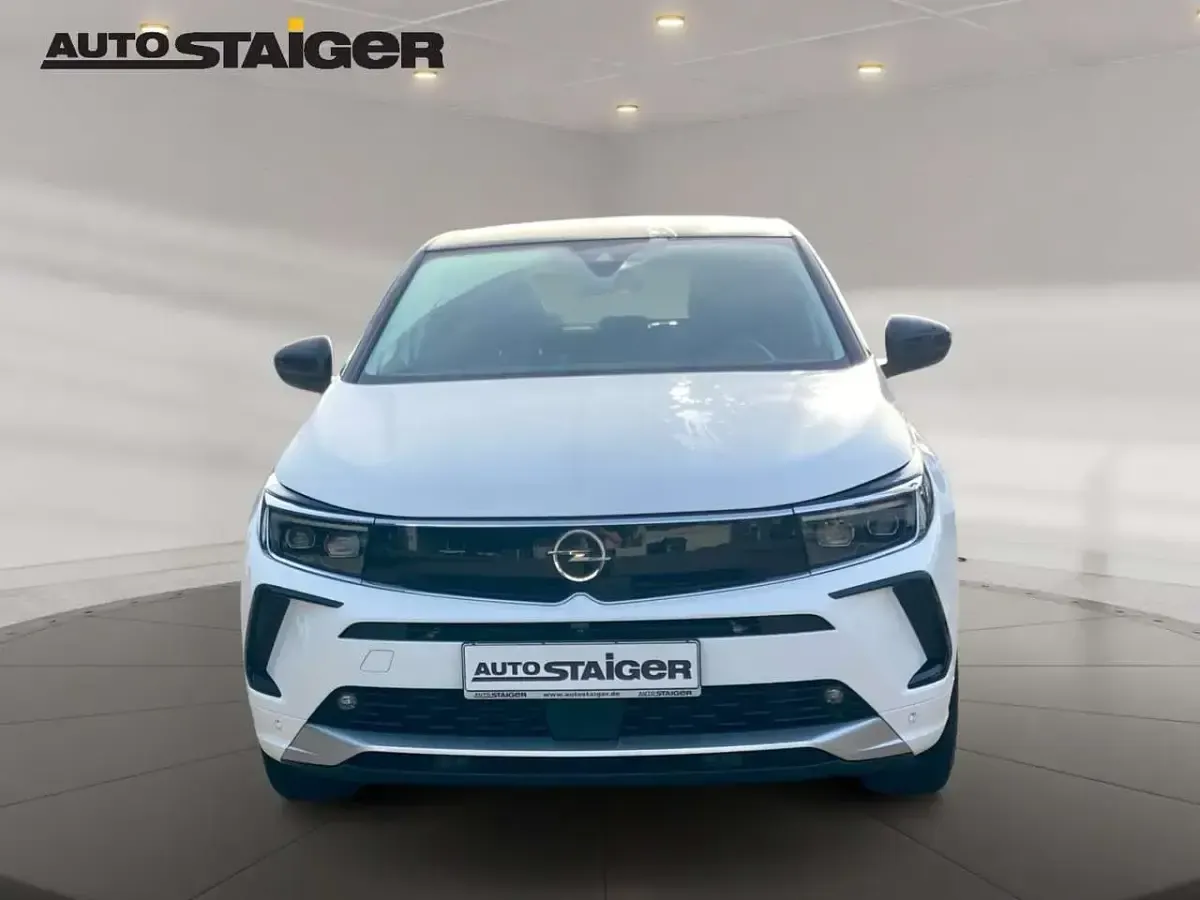 Gebraucht Opel Grandland X Elegance 131 PS (96 kW) 2023 Lack weiss banquise/deckende l SUV