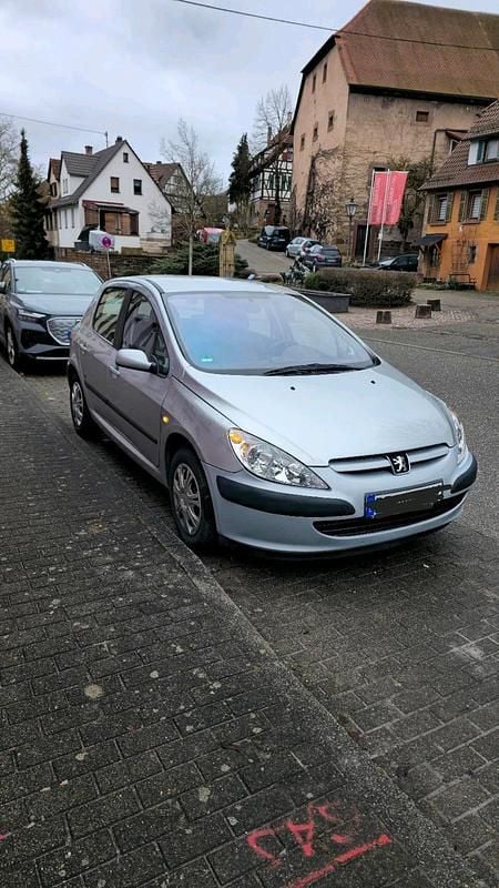 Gebraucht Peugeot 307 109 PS (80 kW) 2002 Silber Kleinwagen