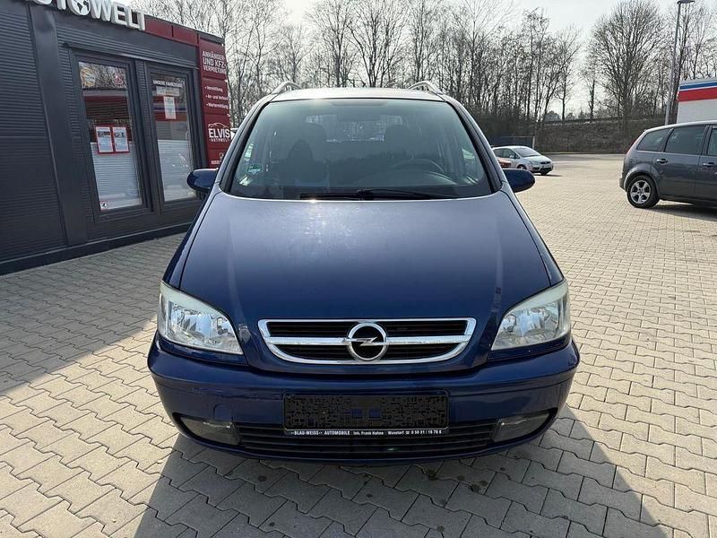 Gebraucht Opel Zafira Elegance 101 PS (74 kW) 2005 Blau Van / Kleinbus