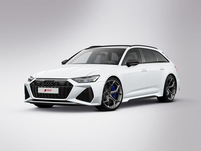 Gletscherweiß metallic Neu 2025 Audi RS6 Performance Kombi | 149.900 € (Superpreis) - Bild 1/4