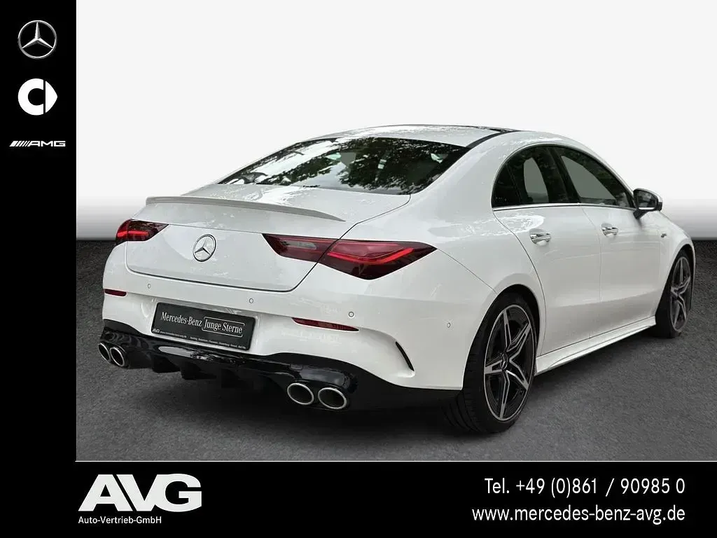 Gebraucht Mercedes CLA45 AMG Premium Plus 421 PS (309 kW) 2025 Polarweiß uni Coupé