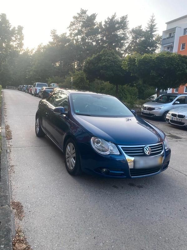 Gebraucht VW Eos 122 PS (89 kW) 2008 Blau Cabrio