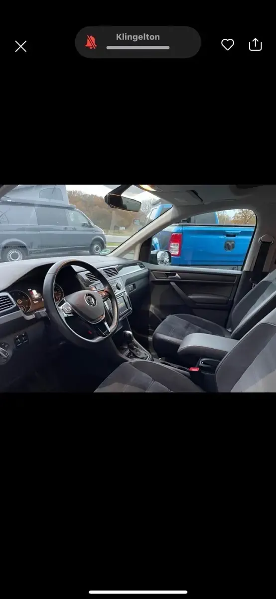 Usata VW Caddy 125 CV (91 kW) 2018 Grigio Monovolume