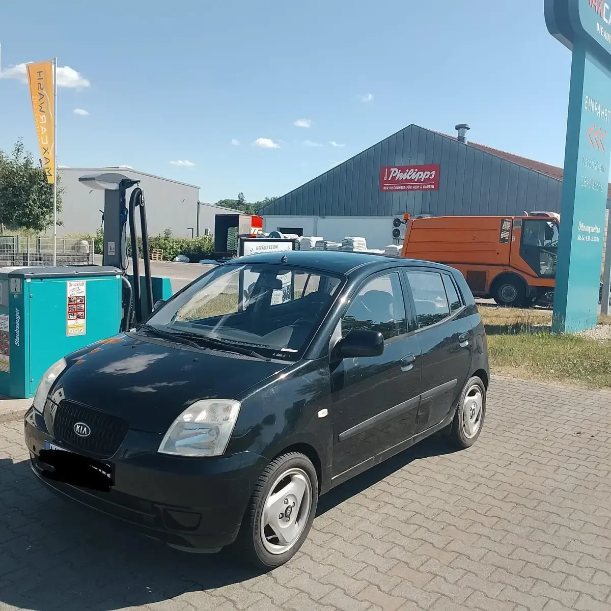 Gebraucht Kia Picanto 61 PS (44 kW) 2007 Schwarz Kleinwagen