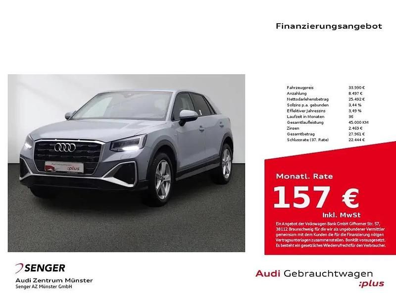 Grau Gebraucht 2024 Audi Q2 S-Line SUV | 33.990 € (Teuer) - Bild 1/1