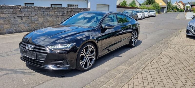 Schwarz Gebraucht 2021 Audi A7 Sportback S-Line Kleinwagen | 42.990 € (Superpreis) - Bild 1/4