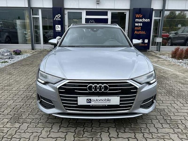 Silber Gebraucht 2022 Audi A6 Sport Kombi | 31.980 € - Bild 1/4