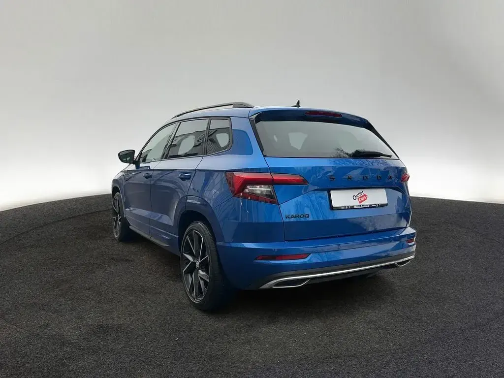 Gebraucht Skoda Karoq SportLine 190 PS (139 kW) 2021 Blau SUV