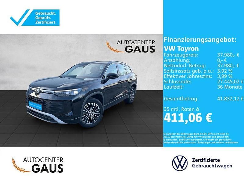 Gebraucht VW Tayron Life 150 PS (110 kW) 2025 Schwarz SUV