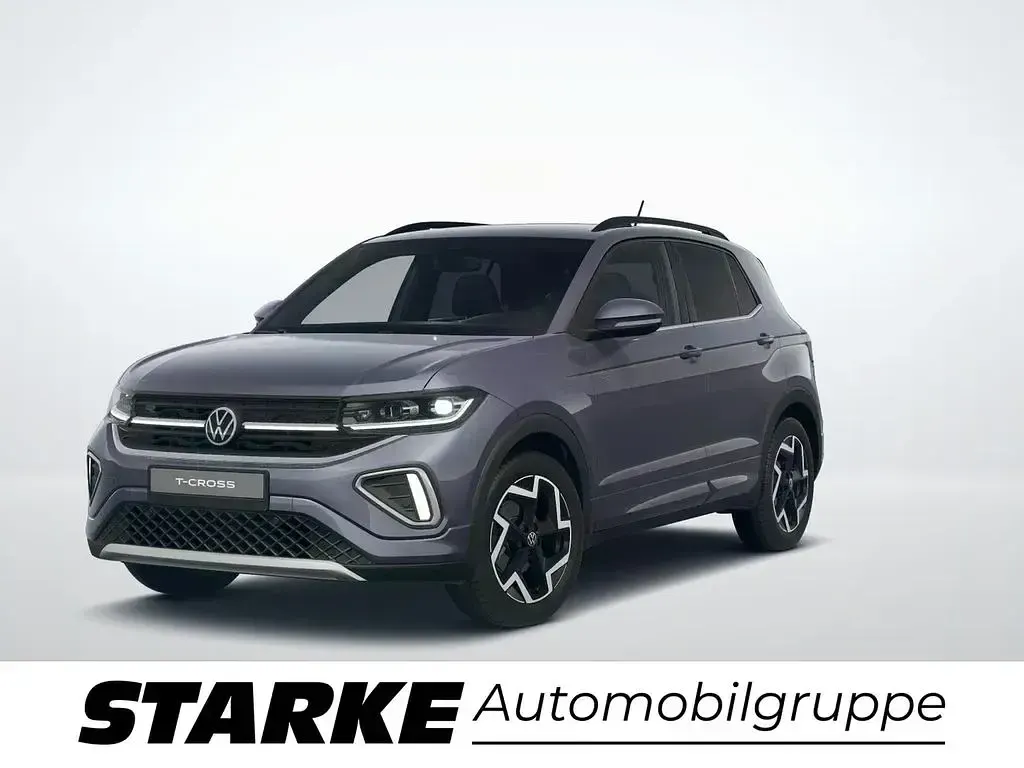 Gebraucht VW T-Cross R-line 150 PS (110 kW) 2025 Grau (rauchgrau metallic) SUV