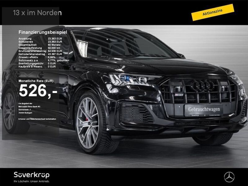Schwarz Gebraucht 2020 Audi SQ7 Sport SUV | 67.890 € (Fairer Preis) - Bild 1/4