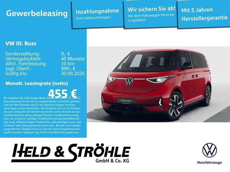 Kirschrot Neu 2025 VW ID. Buzz GTX Van | 68.380 € (Fairer Preis) - Bild 1/4