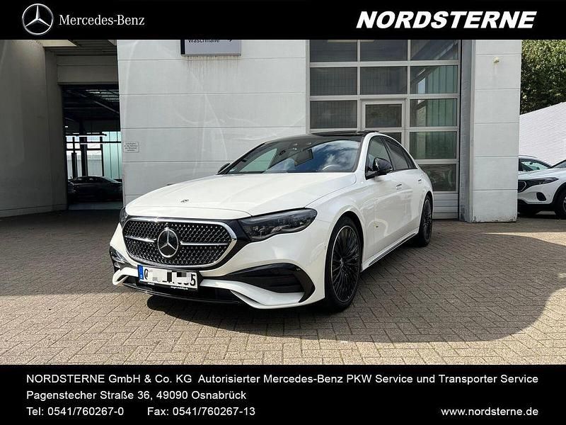 Unilack polarweiß Gebraucht 2024 Mercedes E200 AMG line Limousine | 50.888 € (Guter Preis) - Bild 1/4