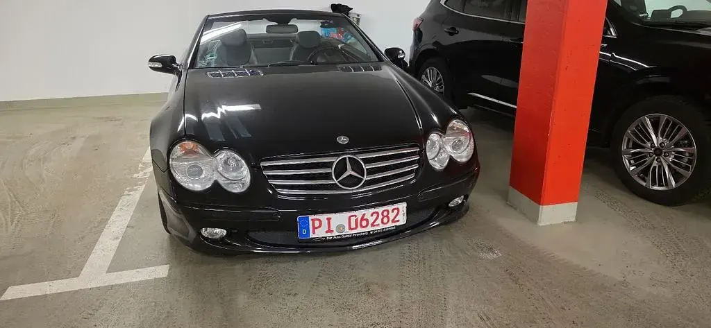 Gebraucht Mercedes SL350 245 PS (180 kW) 2003 Schwarz Cabrio