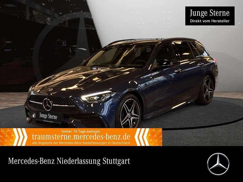 Blau Gebraucht 2024 Mercedes C300 AMG Limousine | 44.890 € (Guter Preis) - Bild 1/3