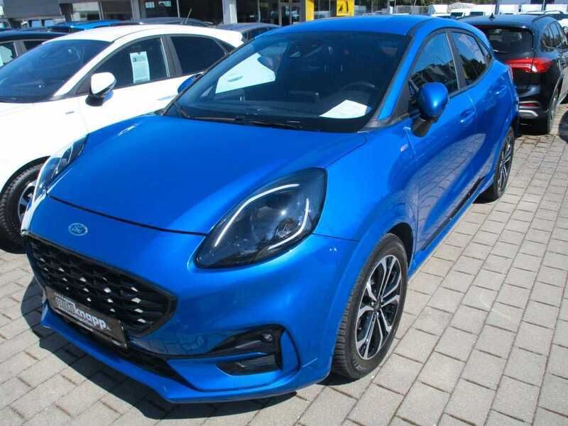 Blau (dynamicblaumetallik) Gebraucht 2020 Ford Puma ST-Line Limousine | 17.741 € (Fairer Preis) - Bild 1/4