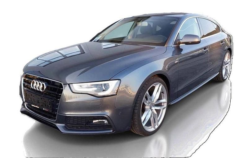 Grau Gebraucht 2015 Audi A5 Sportback S-Line Kleinwagen | 17.900 € (Etwas zu teuer) - Bild 1/3
