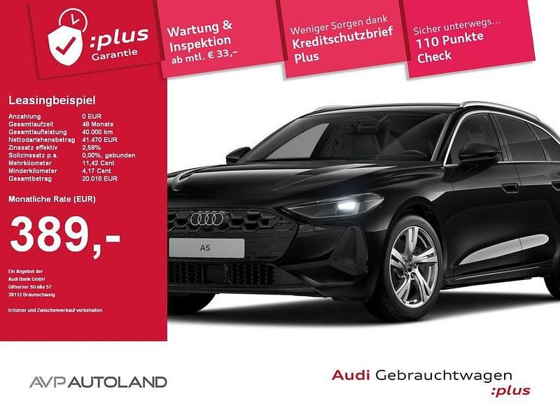 Mythosschwarz Gebraucht 2025 Audi A5 Business Kombi | 41.440 € - Bild 1/4