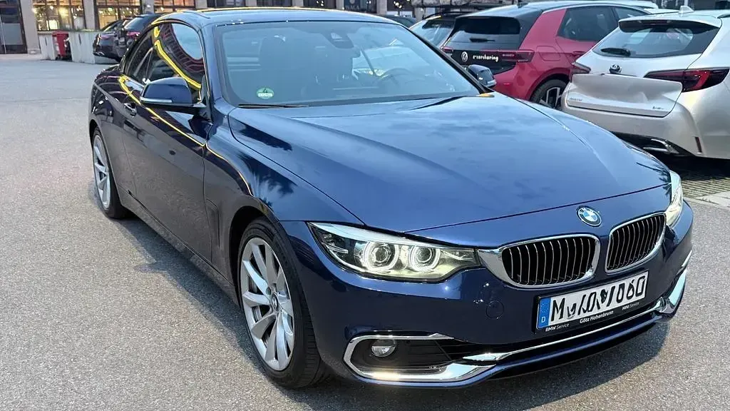 Gebraucht BMW 420 Cabriolet Luxury Line 184 PS (135 kW) 2020 Blau Cabrio