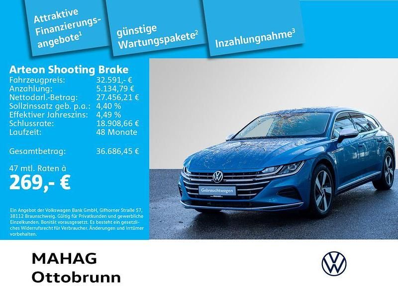 Gebraucht VW Arteon Elegance 200 PS (147 kW) 2023 Blau Limousine