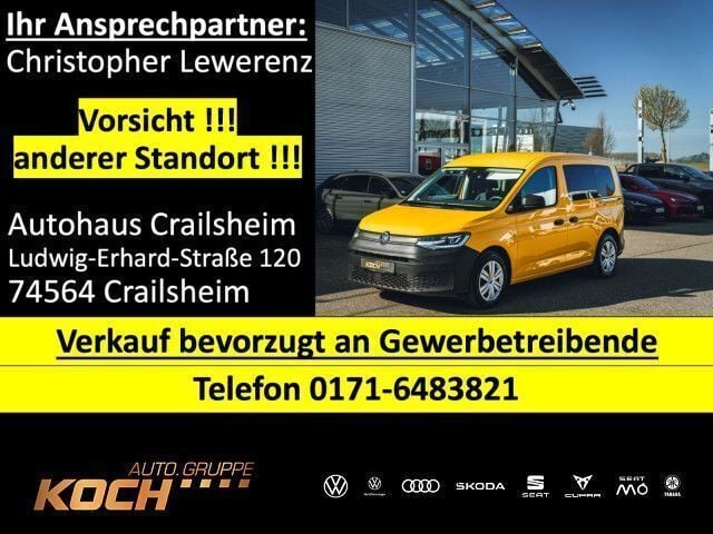 Gebraucht VW Caddy Basis 102 PS (75 kW) 2021 Rapsgelb Van / Kleinbus