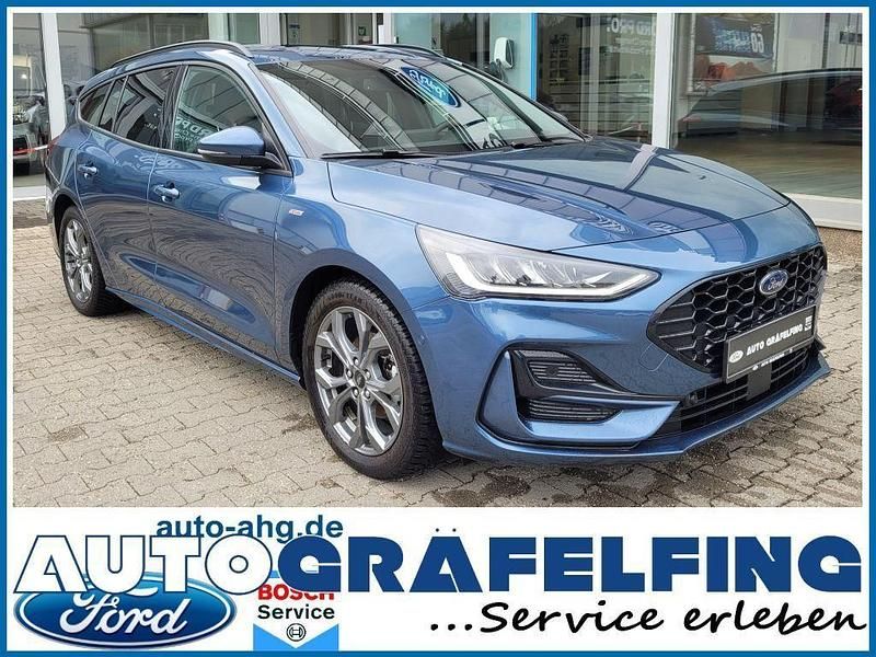 Blau Gebraucht 2023 Ford Focus ST-Line X Kombi | 20.470 € (Fairer Preis) - Bild 1/4