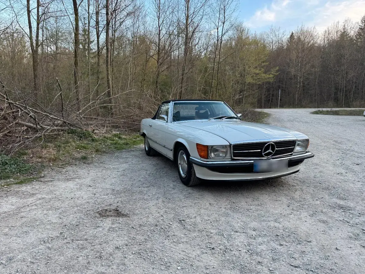 Gebraucht Mercedes SL350 200 PS (147 kW) 1973 Weiß Cabrio