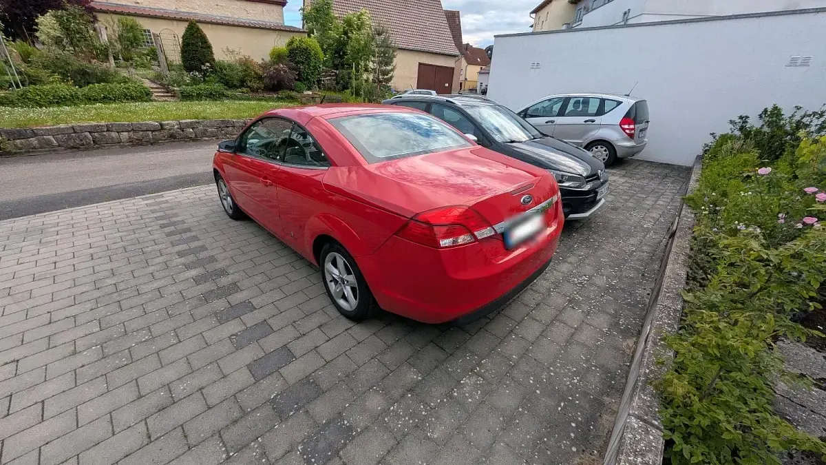 Gebraucht Ford Focus Cabriolet 100 PS (73 kW) 2009 Rot Cabrio
