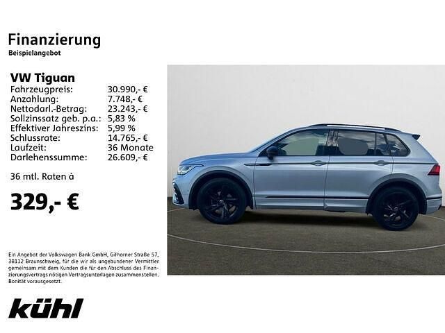 Gebraucht VW Tiguan Style 150 PS (110 kW) 2021 Reflexsilber metallic SUV