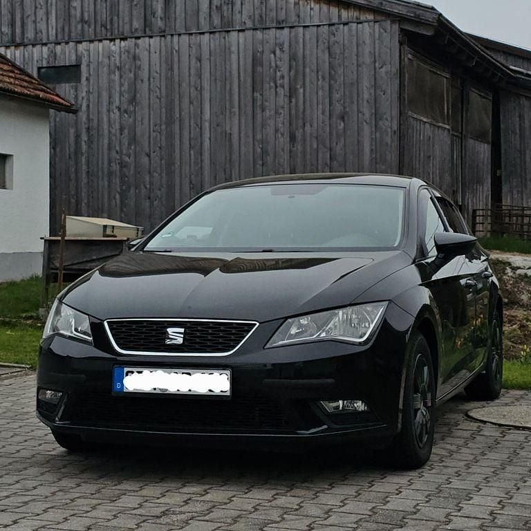 Usata Seat Leon 110 CV (80 kW) 2015 Nero Berlina