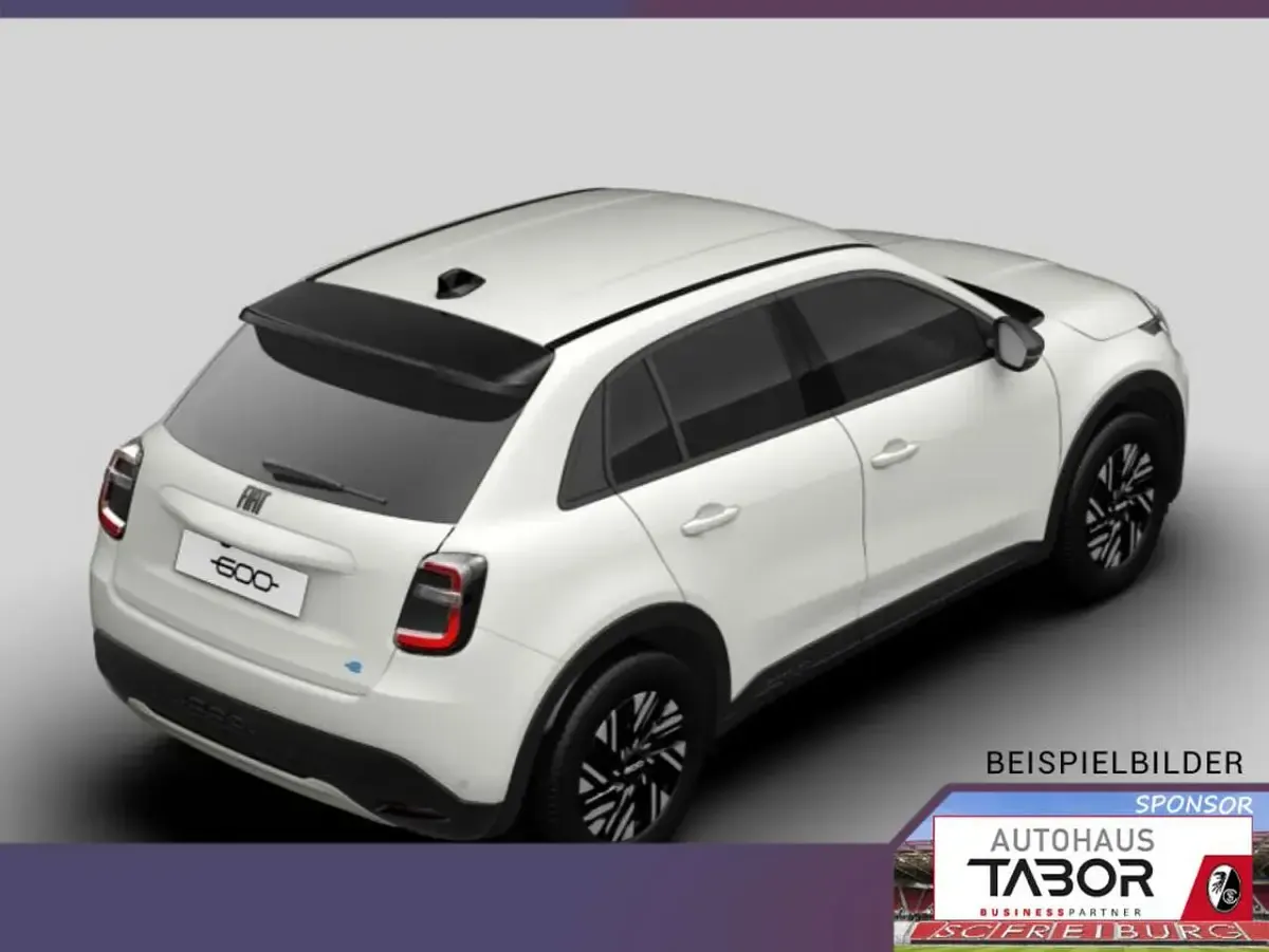 Neu Fiat 600 Red 114 kW (156 PS) 2025 Gelato weiß SUV