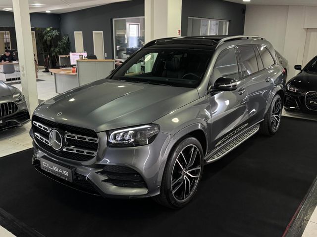 Selenitgrau metalliclack Gebraucht 2020 Mercedes GLS400 AMG line SUV | 59.900 € (Superpreis) - Bild 1/4