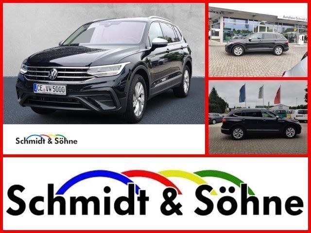 Schwarz metallic Gebraucht 2025 VW Tiguan Allspace Life SUV | 46.993 € - Bild 1/4