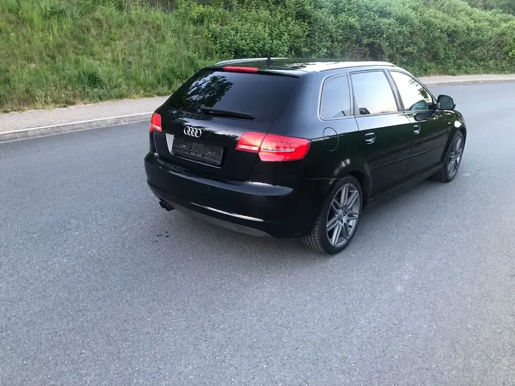 Gebraucht Audi A3 S-Line 125 PS (91 kW) 2008 Schwarz Kleinwagen