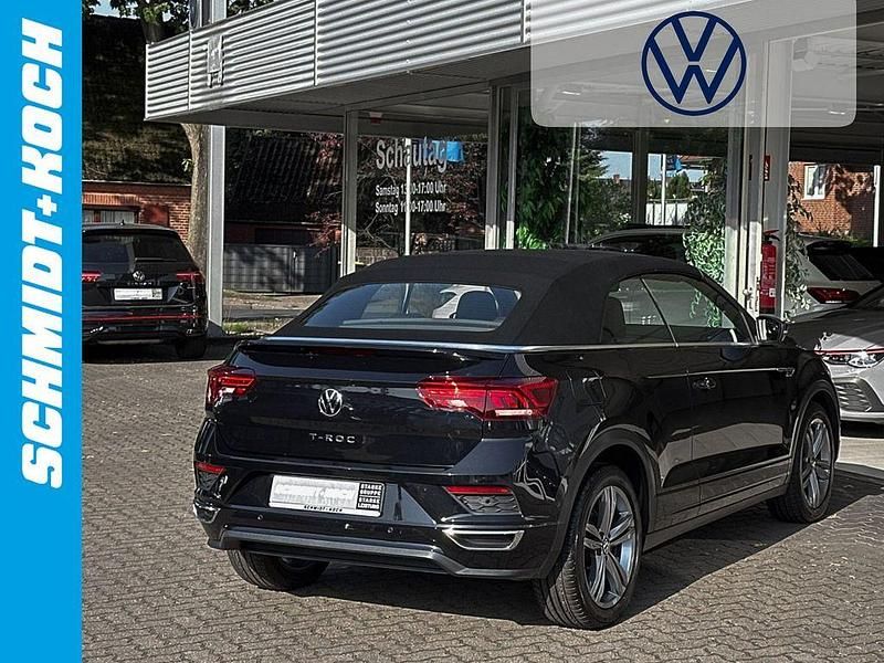 Schwarz Gebraucht 2021 VW T-Roc Cabriolet R-line Cabrio | 28.990 € (Fairer Preis) - Bild 1/4
