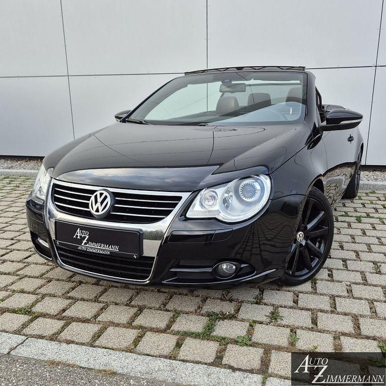 Schwarz Gebraucht 2009 VW Eos Edition Cabrio | 7.950 € (Etwas zu teuer) - Bild 1/4